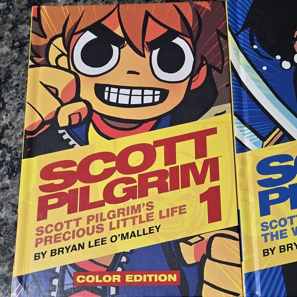 Scott Pilgrim Color Hardcover Set Volumes 1-4 – Bryan Lee O’Malley – Oni Press - Picture 2 of 15